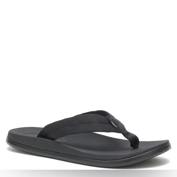 Chaco Chillos Flip Tube Sandals Womens Black Flip Flop‎ - Picture 1 of 4